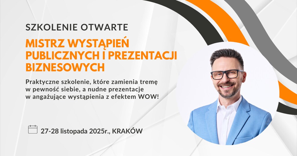 Mistrz wystąpień publicznych i prezentacji biznesowych