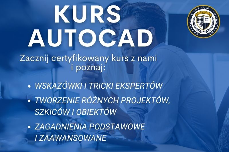 Kurs AutoCAD: Nauka projektowania w AutoCAD: szkolenie z ekspertem,
41 interaktywnych modułów, testy, zadania, oficjalny certyfikat Autodesk
