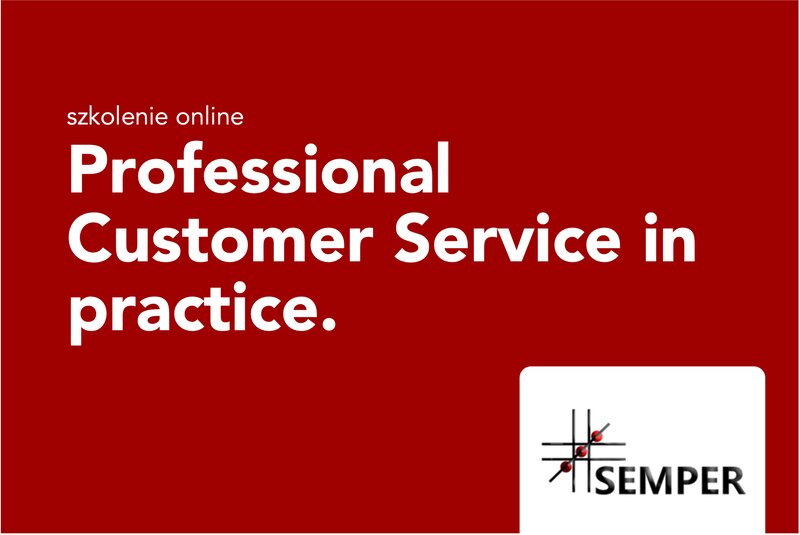 Professional Customer Service in practice. Interdisciplinary 2-days workshops related to improving customer service in the organization.